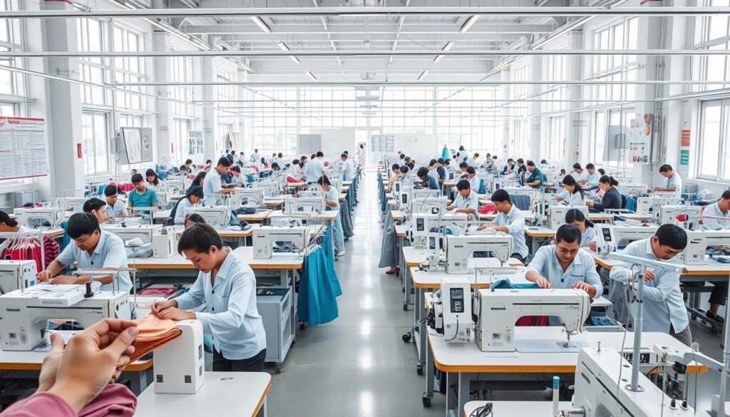 modern garment factory